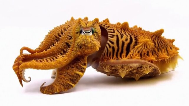 Cuttlefish alone moving a little