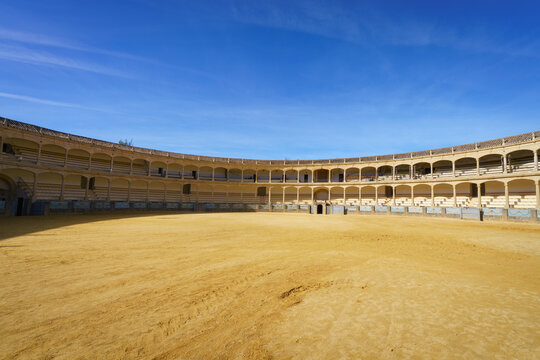 The Bull Fights Arena Plaza de Toros de Ronda in Ronda, Spain