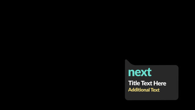 Broadcast Motion Shapes Next Small &ndash; Dynamic Abstract Shapes Animation, Modern TV Graphics Elements for Promo, Lower Thirds, Transitions and Broadcast Design
