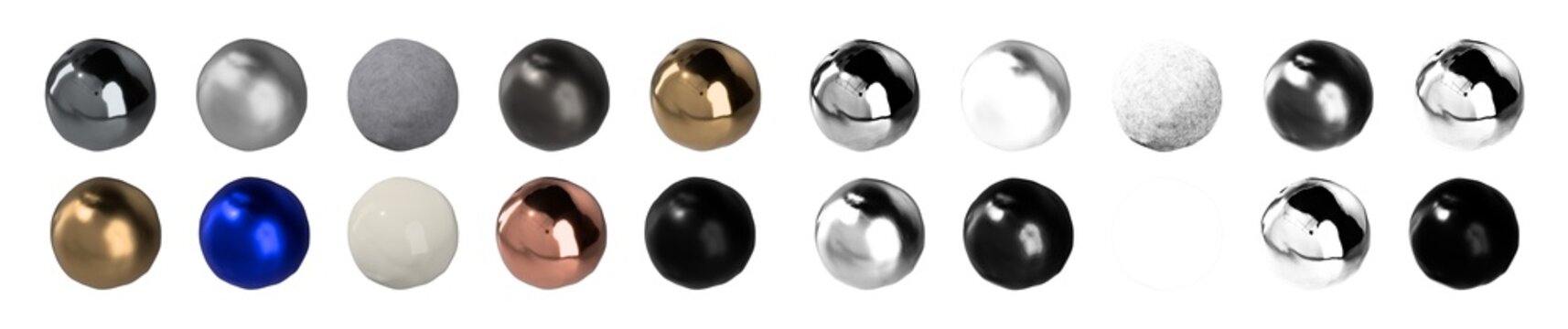 set of spheres transparent png