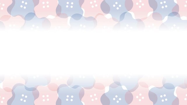 柔らかい花びらが揺れるループアニメーション背景