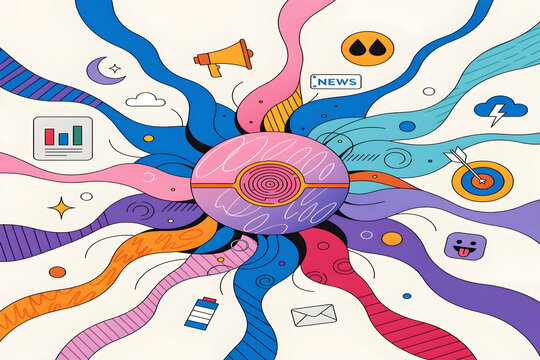 Creative Mind Idea Explosion Brainstorming Innovation Concept Illustration