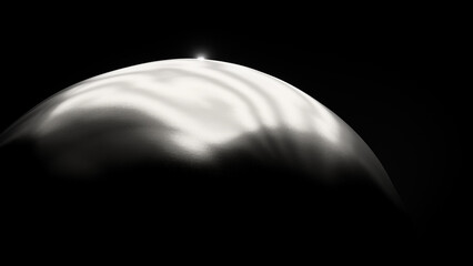 moon. planet. dark space background © MarvGraphics