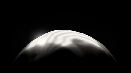 moon. planet. dark space background © MarvGraphics