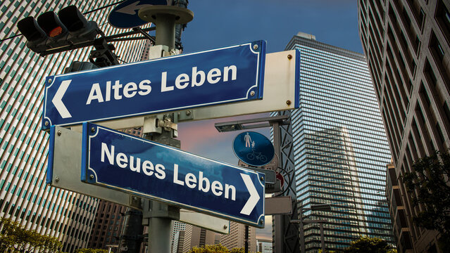 Signposts the direct way to New Life versus Old Life