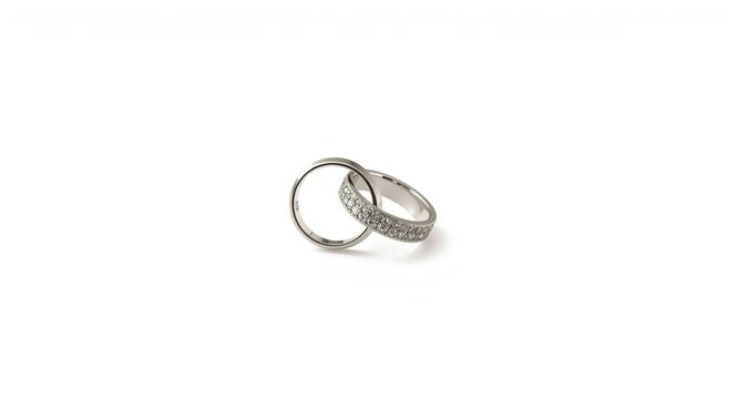 Simple wedding ring symbolizing the bond of marriage