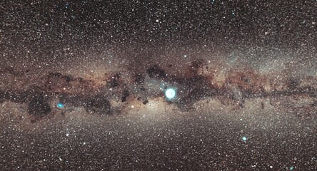 Fototapeta premium animated hand drawn astronomy background featuring radiant galaxies