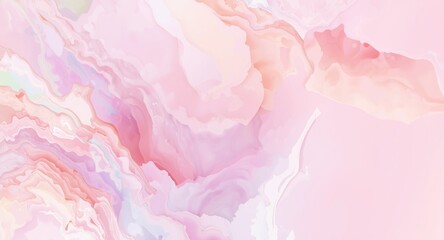 Fototapeta premium Pastel toned abstract mirrored pattern creating a calm backdrop