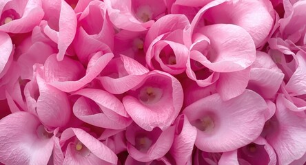 Fototapeta premium Lively fragrant sweet pea petals arranged in natural bouquet