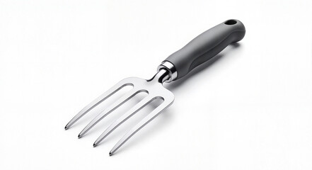 Fototapeta premium Gardening fork with a modern handle on a clean background 