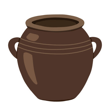 Small Korean Clay Pot - Traditional Jar