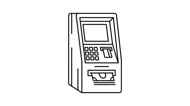 Minimalist Outline of an Automated Teller Machine