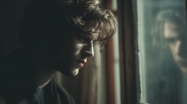 Peter caught in the moment where fear contradicts his former declaration, subtle defensive posture, layered setting with muted human presence, balanced natural lighting, medium shot with a 45mm lens, 