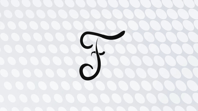 Hand Drawn Alphabet 06 - letter F 