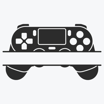 Game controller svg, Game controller Monogram svg