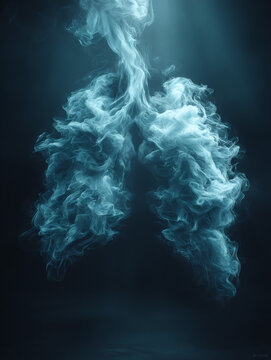 Pulmones con humo