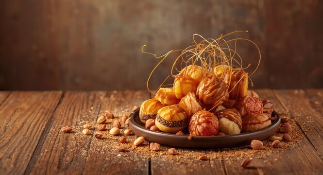 Mexican confectionery mix with traditional cajeta syrup specialty