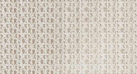 Fototapeta premium Intricate geometric pattern on white marble wall with abstract Islamic architectural design