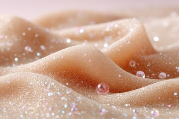 Obraz premium Glitter sand waves luxury cosmetic texture background