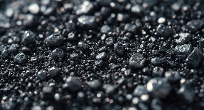 High resolution closeup of ferrotitanium for metal purification