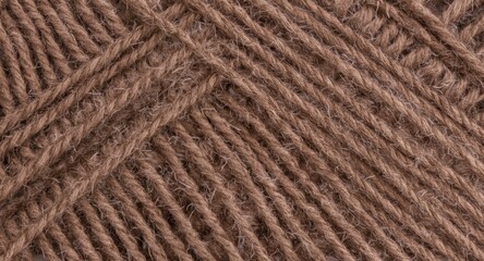 Fototapeta premium Detailed image of knitting yarn thread surface with close-up texture