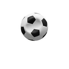 Fototapeta premium A soccer ball on transparent background Isolado em Fundo Branco