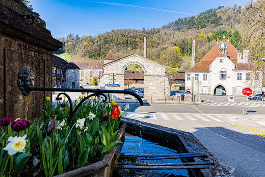 FRANCE-SALINS-LES-BAINS-ARCHITECTURE-HERITAGE-SALT-WORKS-TOURISM