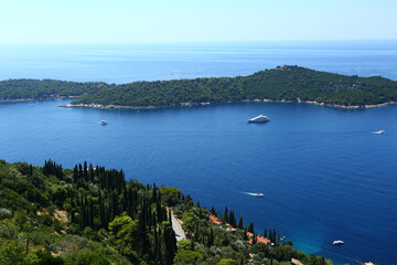 Dubrovnik Old Town Coastal View in Croatia © fotoXS