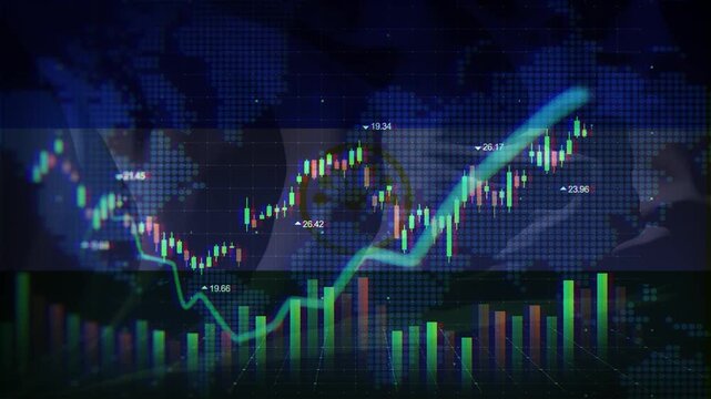Bashkortostan Flag Waving Stock Market Concepts