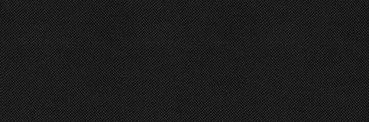 Black canvas fabric seamless background texture. Dark textile cloth used for shoes, clothing, bags and furniture material. © Lawrey