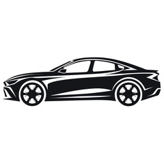 Fototapeta premium Vector Illustration of a Luxery Car