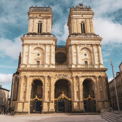 Cathedral of Auch seen from its forecourt - France © Willy Mobilo