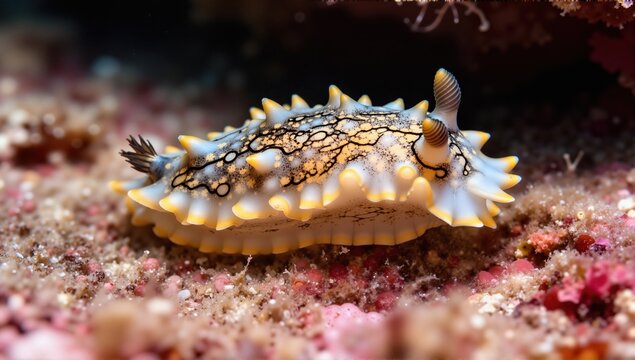 sea hare mooving
