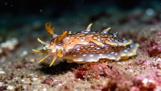 sea hare mooving
