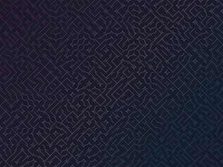 Fototapeta premium Organic Arc Tiling Geometric Vector Pattern