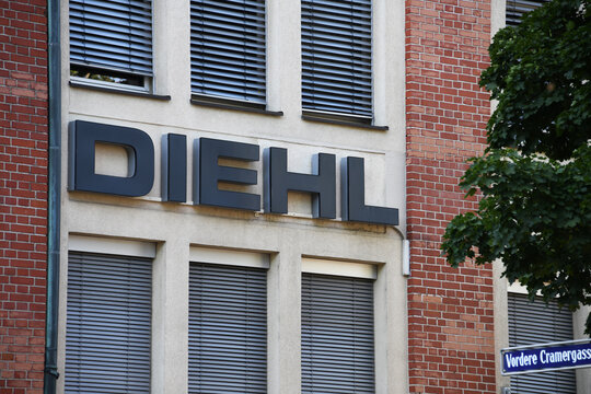 Nuremberg, Bavaria, Germany - July 4, 2025: Headquarters of Diehl Stiftung in Nuremberg, Germany -  Diehl Stiftung is a major German industrial group based in Nuremberg