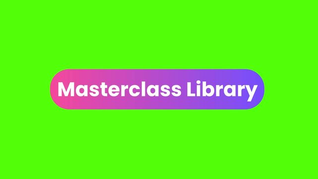 A vibrant graphic showcases the Masterclass Library logo on a radiant green backdrop, perfect for educational materials.