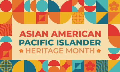 Asian American Pacific Islander Heritage Month Celebration Vector Design, API Heritage Month © JK2507