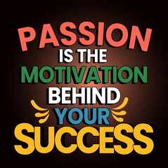 Obraz premium Bundle of motivational quotes and creative typography t-shirt designs with colorful illustrations