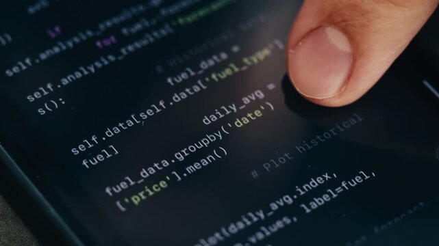 Prompt in ai assistant, Close-up of a person using an AI chat bot app on phone to generate and search, Virtual assistant with artificial intelligence agent. Vibe coding with AI application. 