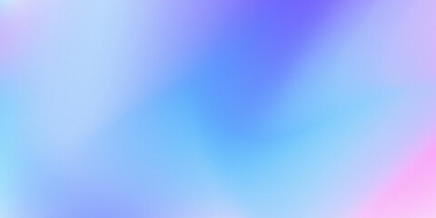 Fototapeta premium Soft Blue Gradient Background With Subtle Pink And Purple Glow – Minimal Abstract Blur Backdrop.
