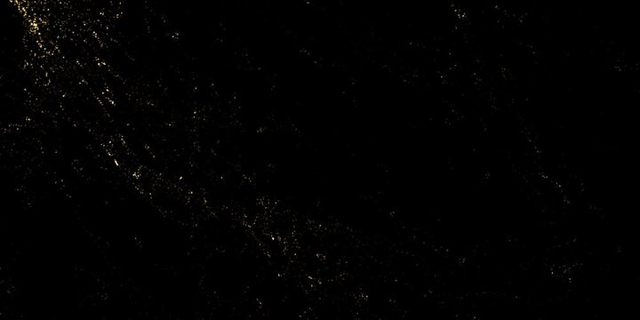 Gold ink in water shooting with high speed camera. Gold glitter background with sparkle shine light confetti. Super Slow Motion at 1000fps. effect.