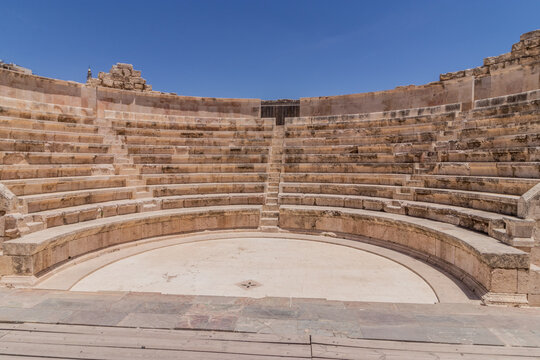 Odeon Theater in the center of Amman, Jordan