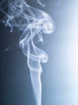 Abstract smoke creating flowing swirls