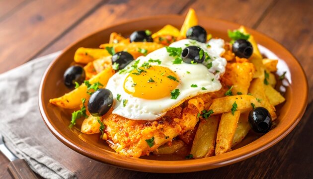Portuguese Bacalhau &agrave; Br&aacute;s Salt Cod with Eggs and Crispy Matchstick Potatoes
