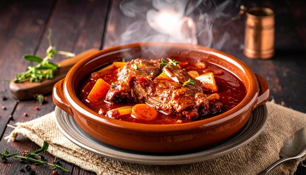 Andalusian Rabo de Toro Slow Braised Oxtail Stew