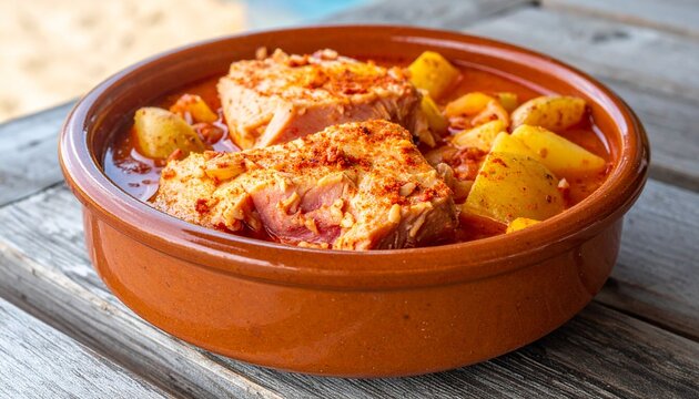 Basque Marmitako Tuna and Potato Fisherman Stew