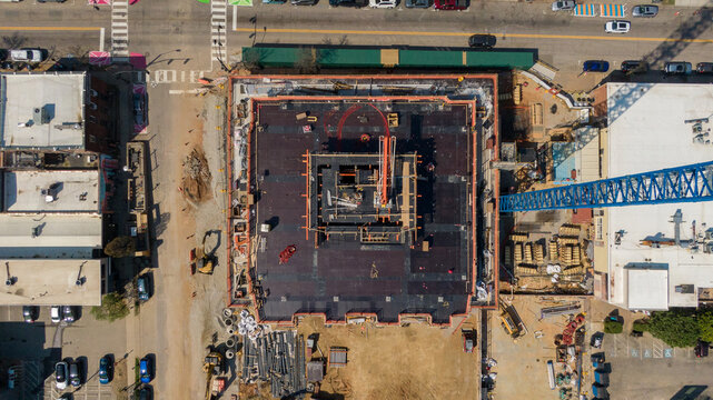 Aerial Drone View of Highline Glenwood Construction Progress: Raleigh, NC, Mar 22, 2026