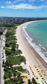 PRAIA DO BESSA MAR AZUL, LINDO DE SE VER E VIVER, QUE PRAIA MAIS LINDA (Bessa Beach, blue sea, beautiful to see and experience, what a beautiful beach!)