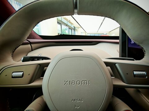 Modern Electric Vehicle Interior